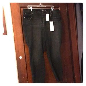 High Rise Curvy Black Jeans